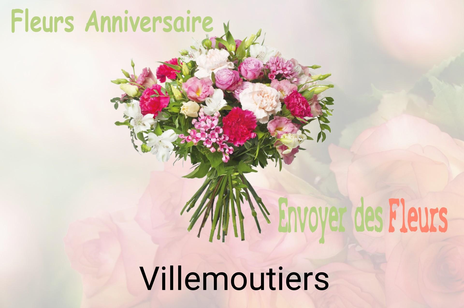 Bouquet de fleurs d’anniversaire livré à Villemoutiers