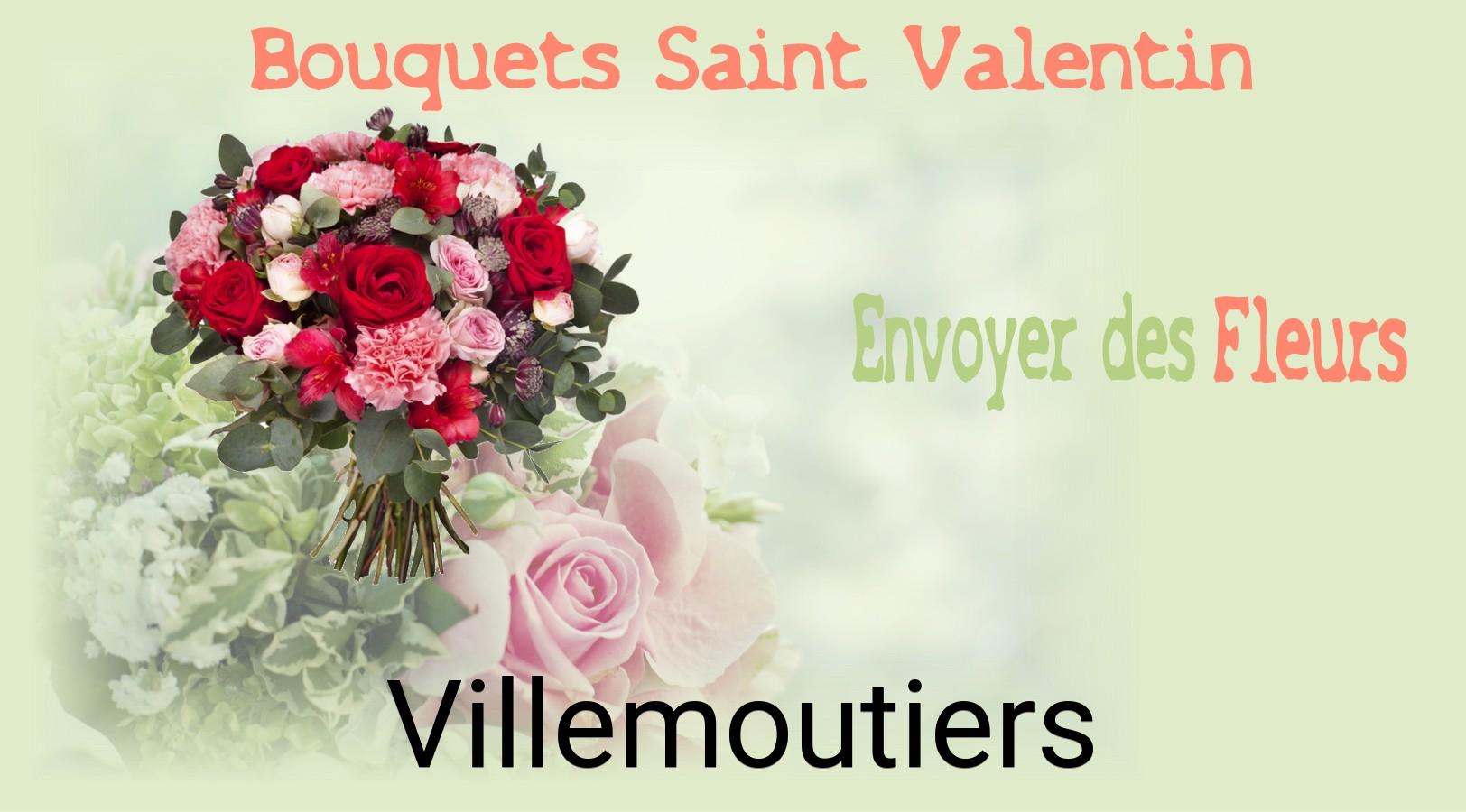 Roses de Saint-Valentin livrées à Villemoutiers